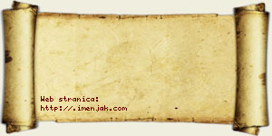 Jakov Mioković vizit kartica